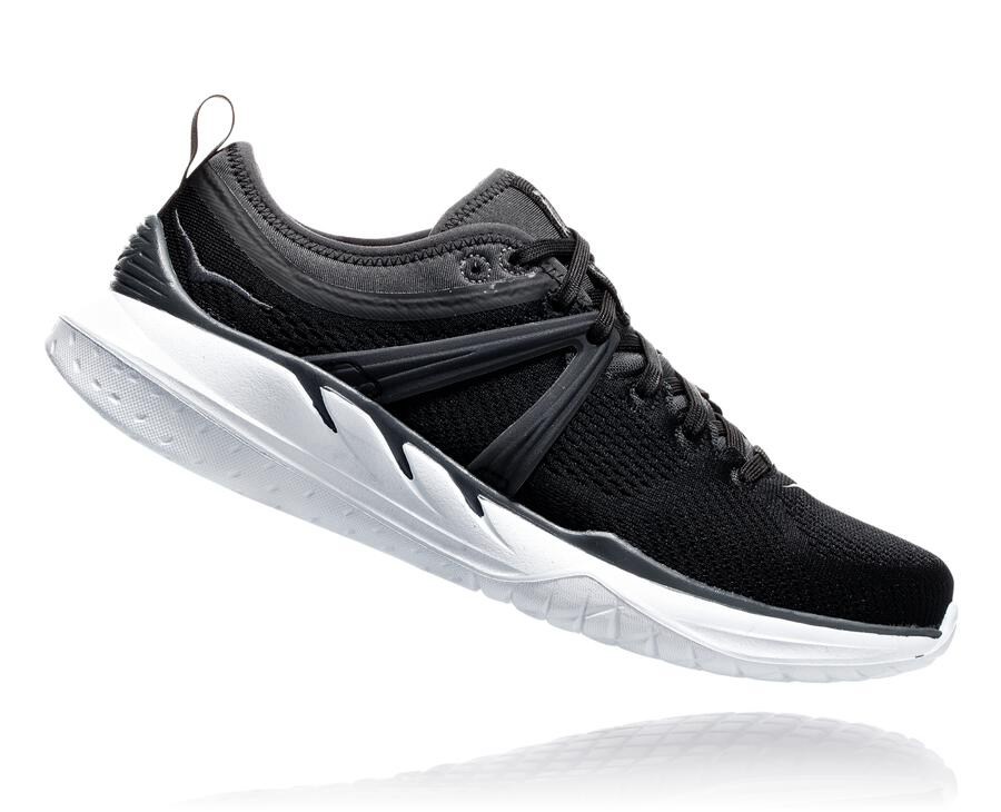 Hoka One One Hardloopschoenen Dames - Tivra - Zwart/Wit - LK4810953